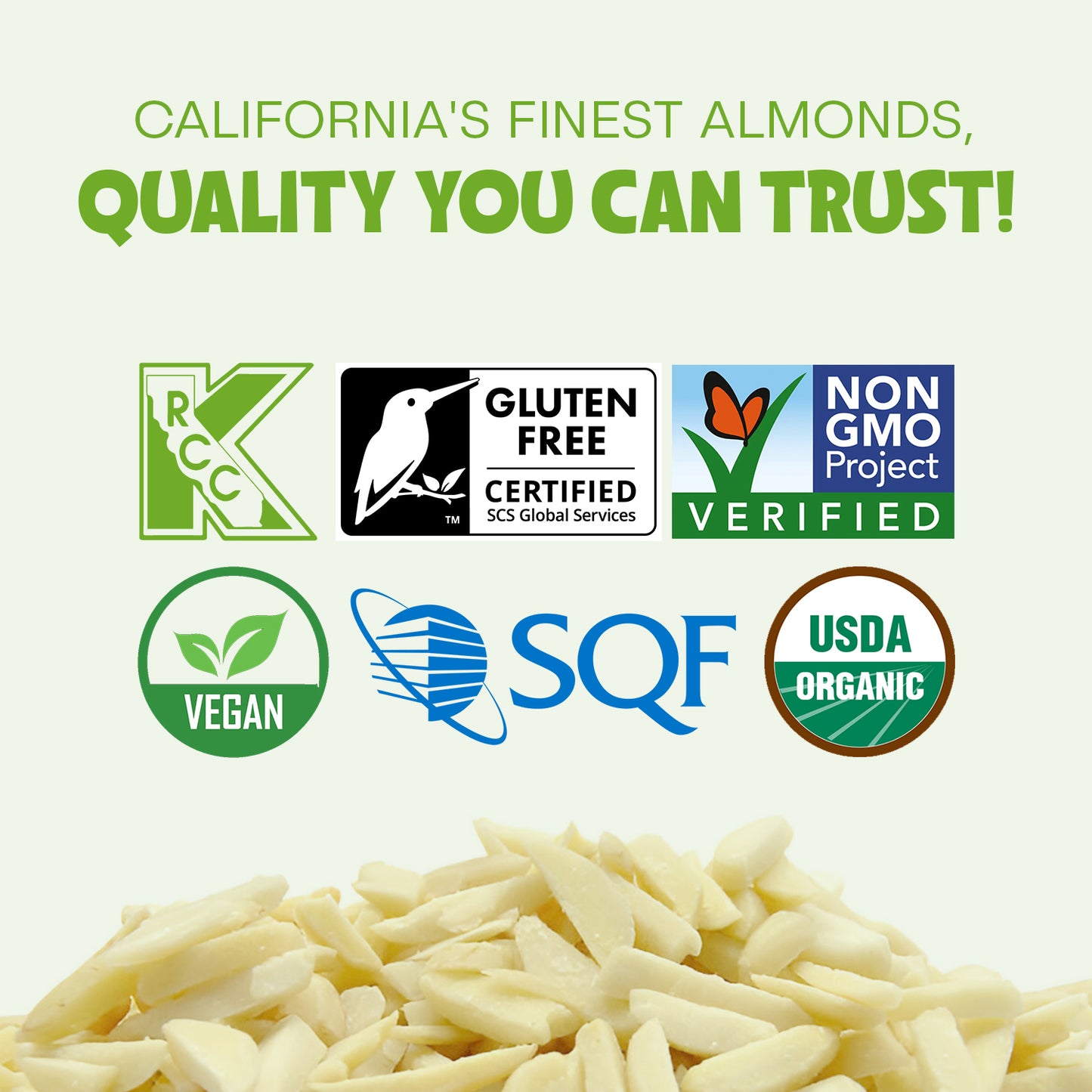 Happy Tree Nuts Organic Slivered Almonds