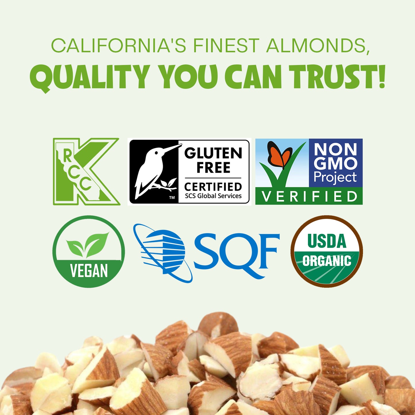 Happy Tree Nuts Organic Diced Almonds