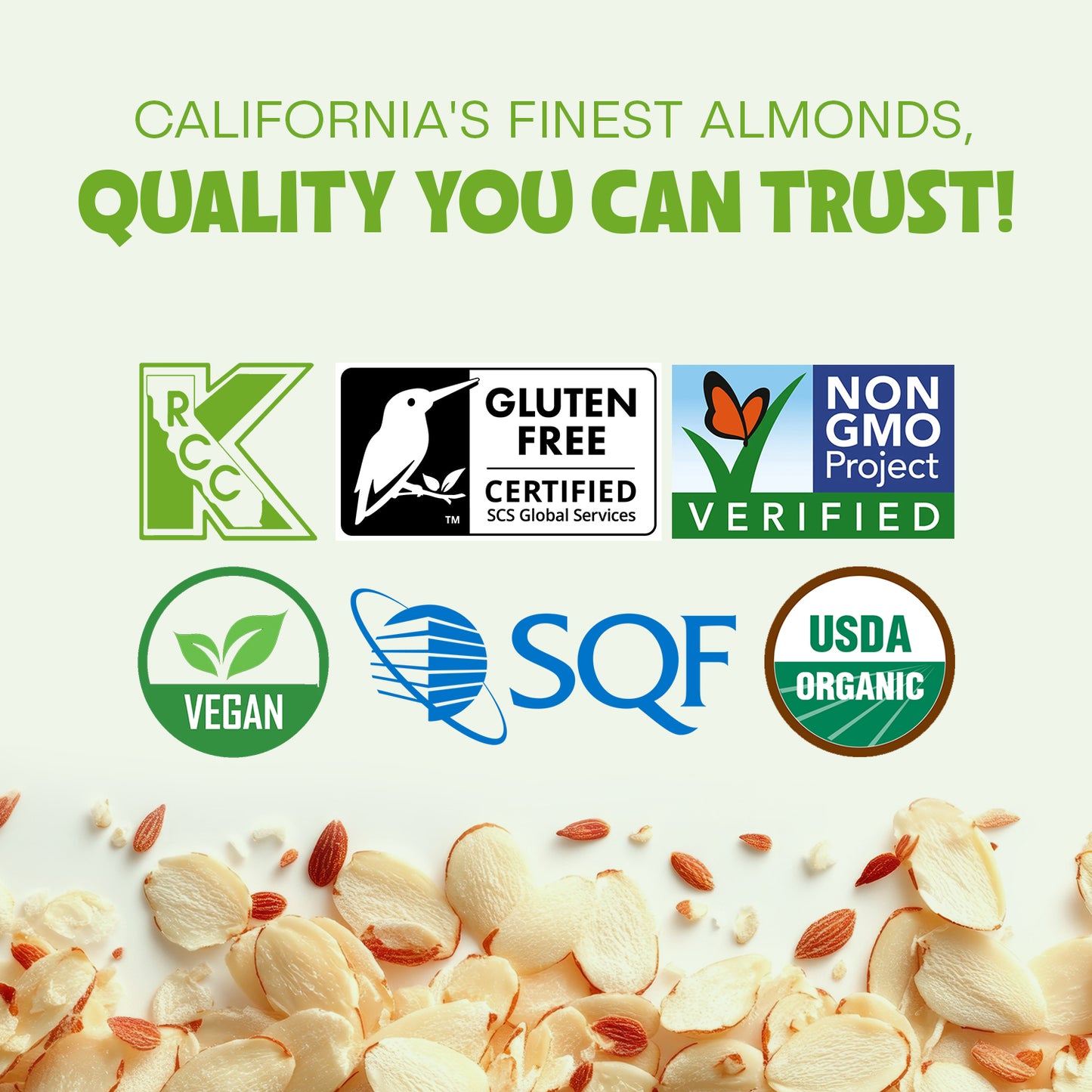 Happy Tree Nuts Organic Sliced Almonds