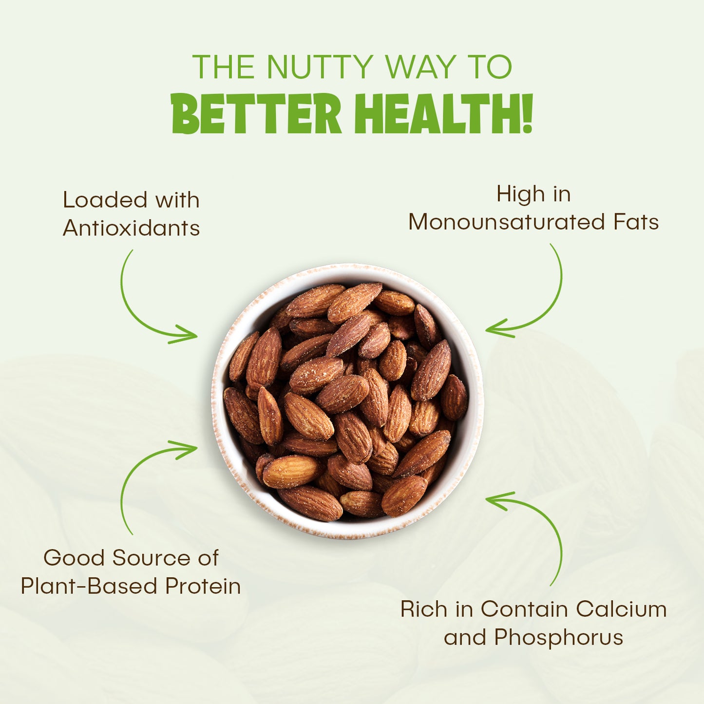 Happy Tree Nuts Organic Roasted & Salted Almonds