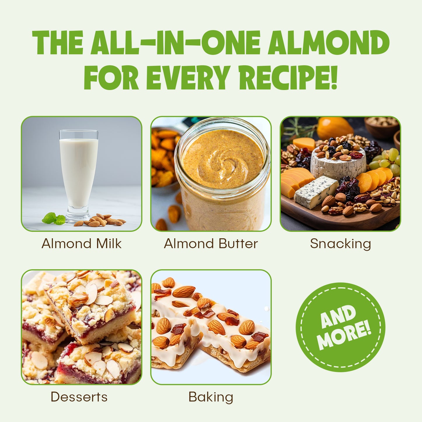 Happy Tree Nuts Organic Whole Natural Almonds