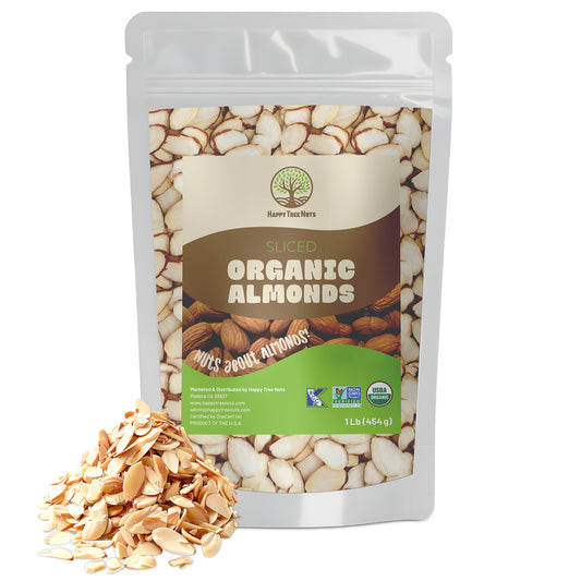 Happy Tree Nuts Organic Sliced Almonds