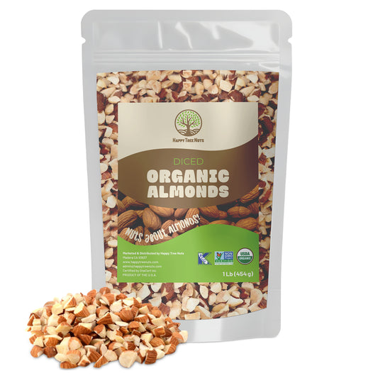 Happy Tree Nuts Organic Diced Almonds