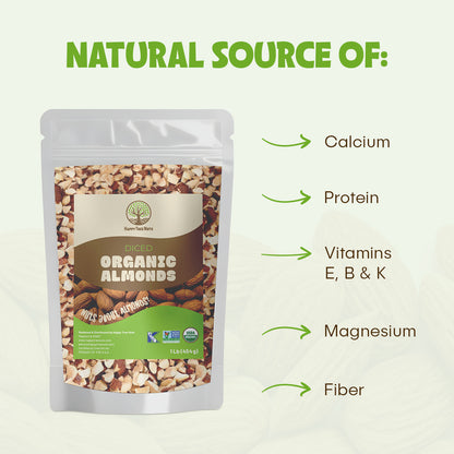 Happy Tree Nuts Organic Diced Almonds