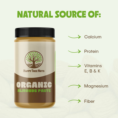 Happy Tree Nuts Organic Almonds Paste