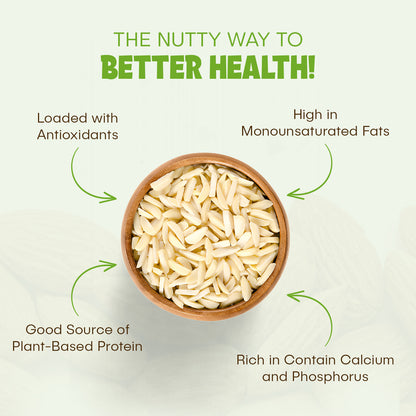 Happy Tree Nuts Organic Slivered Almonds